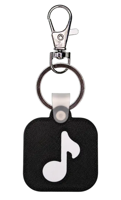 Core Black Music NFC keychain