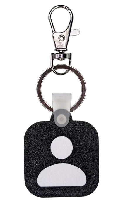 Core Black Profile NFC keychain